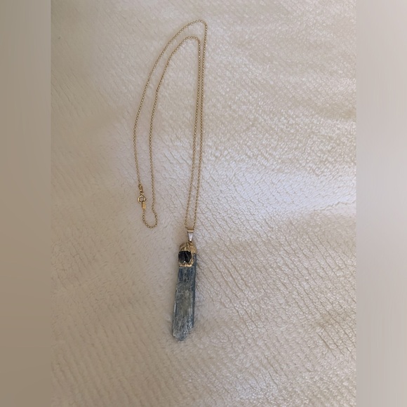 New GF Kyanite and Genuine Amethyst Pendant Necklace - Picture 3 of 9